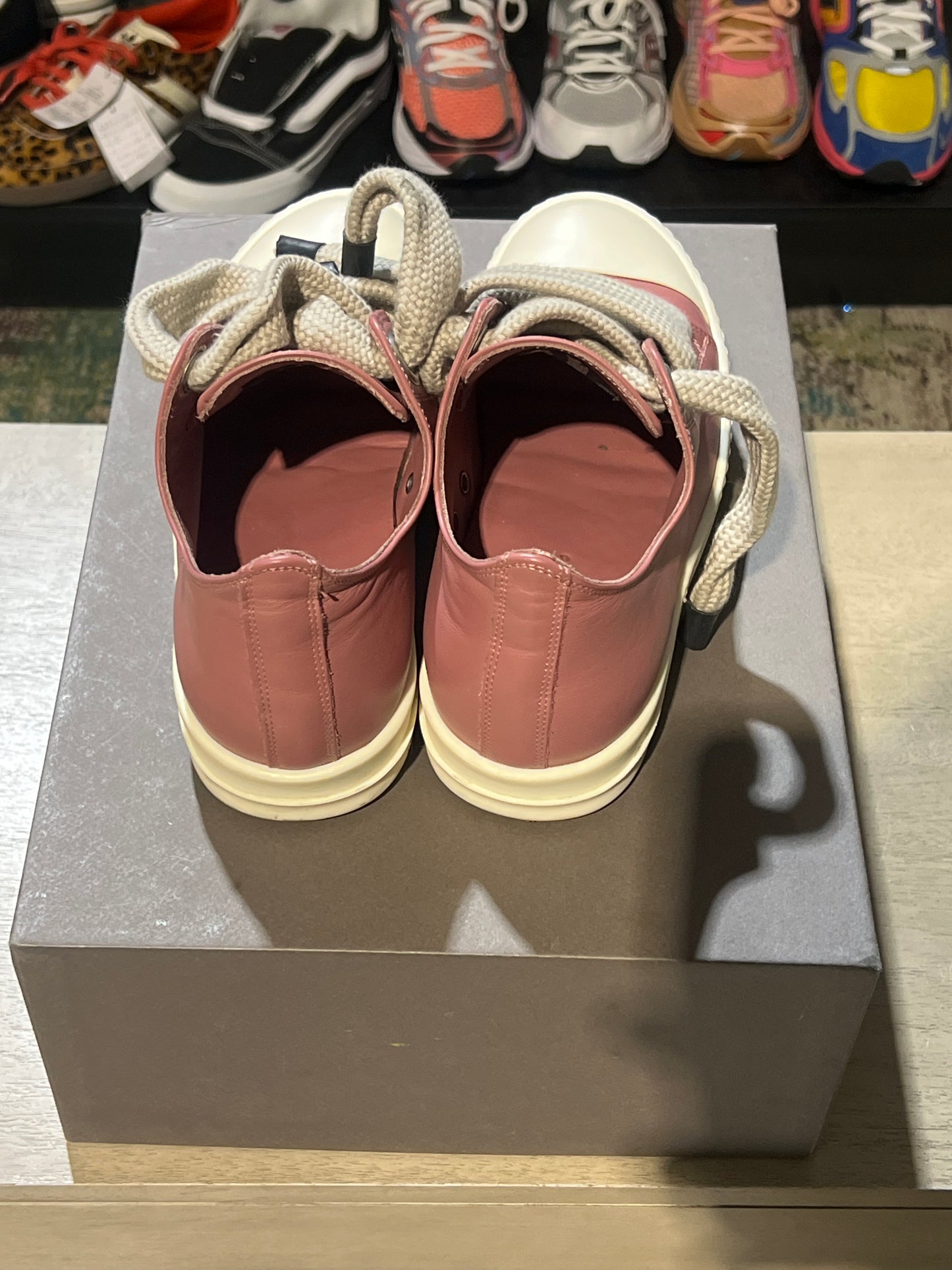 Rick Owens Ramone Pastel Pink Jumbo Lace