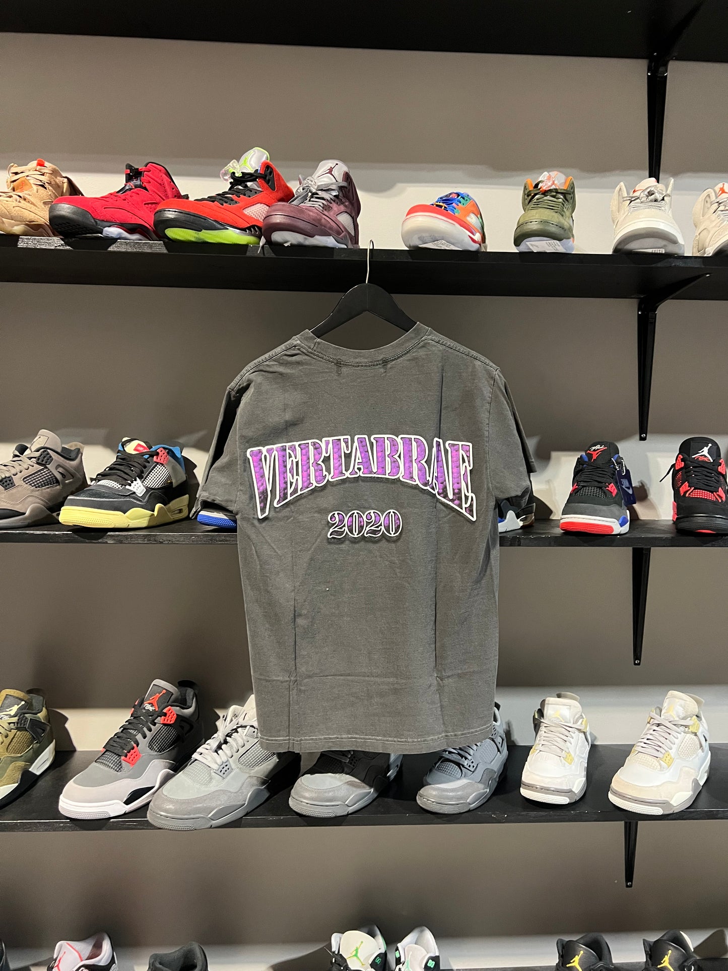 VERTABRAE 2020 GREY PURPLE TEE