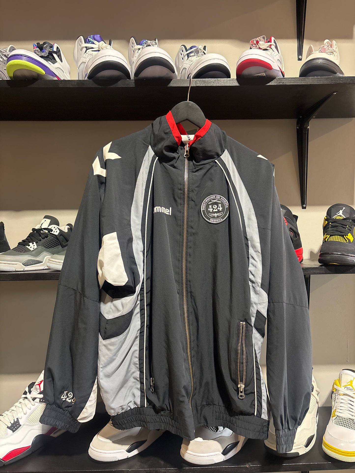 424 Hummel Track Jacket Black Sz L