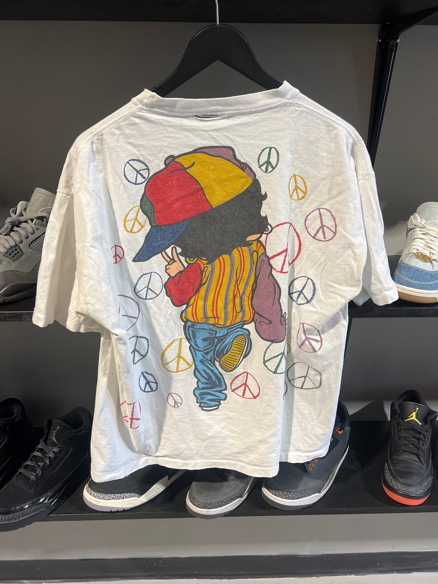 Vintage Betty Boop 93 peace tee sz L