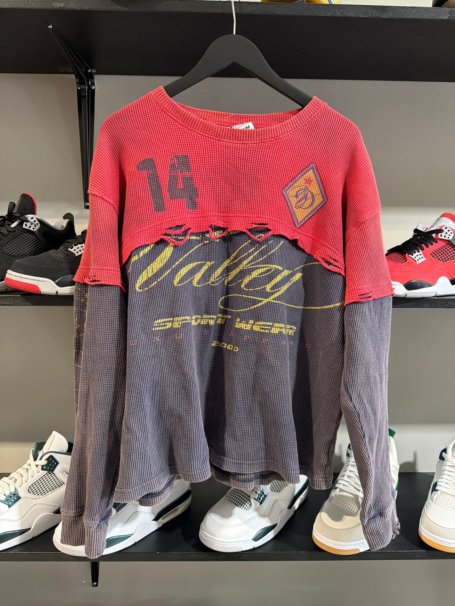 Vale Red /Faded Navy Thermal Sz M