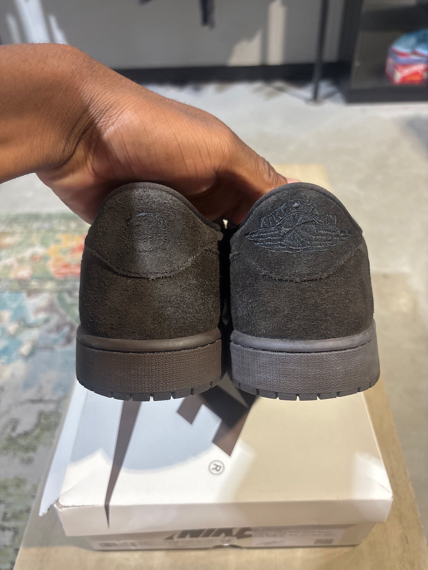 Jordan 1 Travis Scott Velvet Brown Used Sz 12 (2)