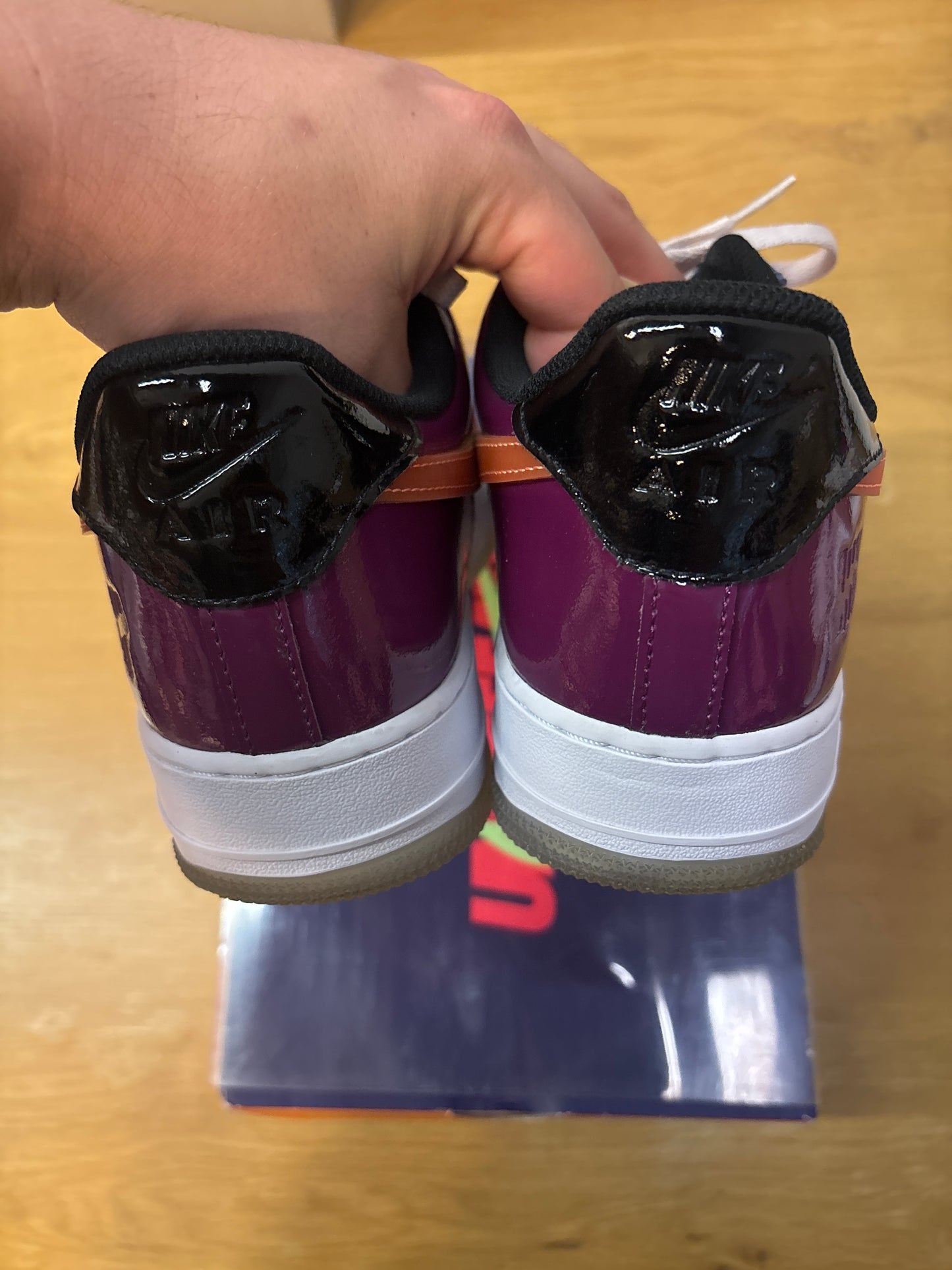 NIKE AF1 UNDFTD TOTAL ORANGE USED SZ 11