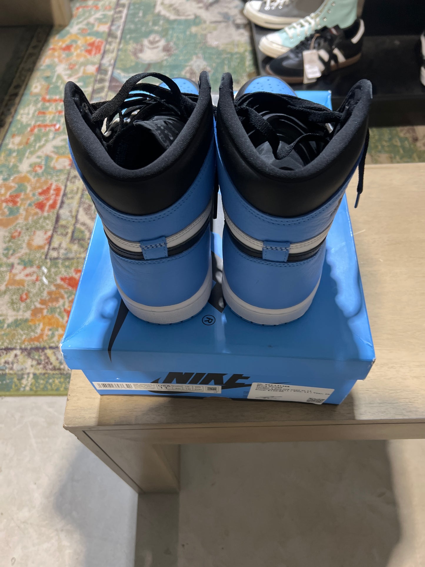 Jordan 1 Unc toe used sz 11