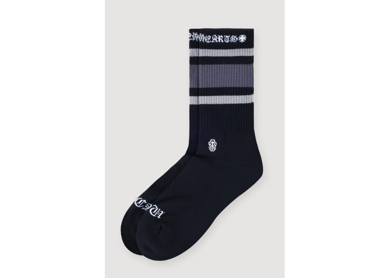 CHROME HEARTS SPORT BLACK/GREY/GREY SOCKS