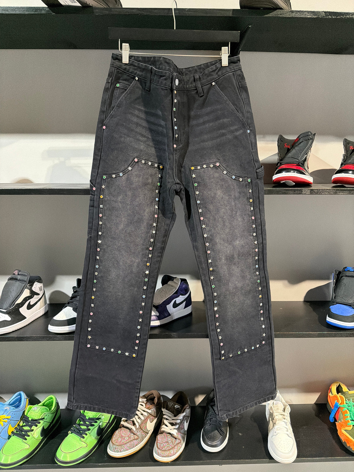 4Am X Vincent Double Knee Pants Black