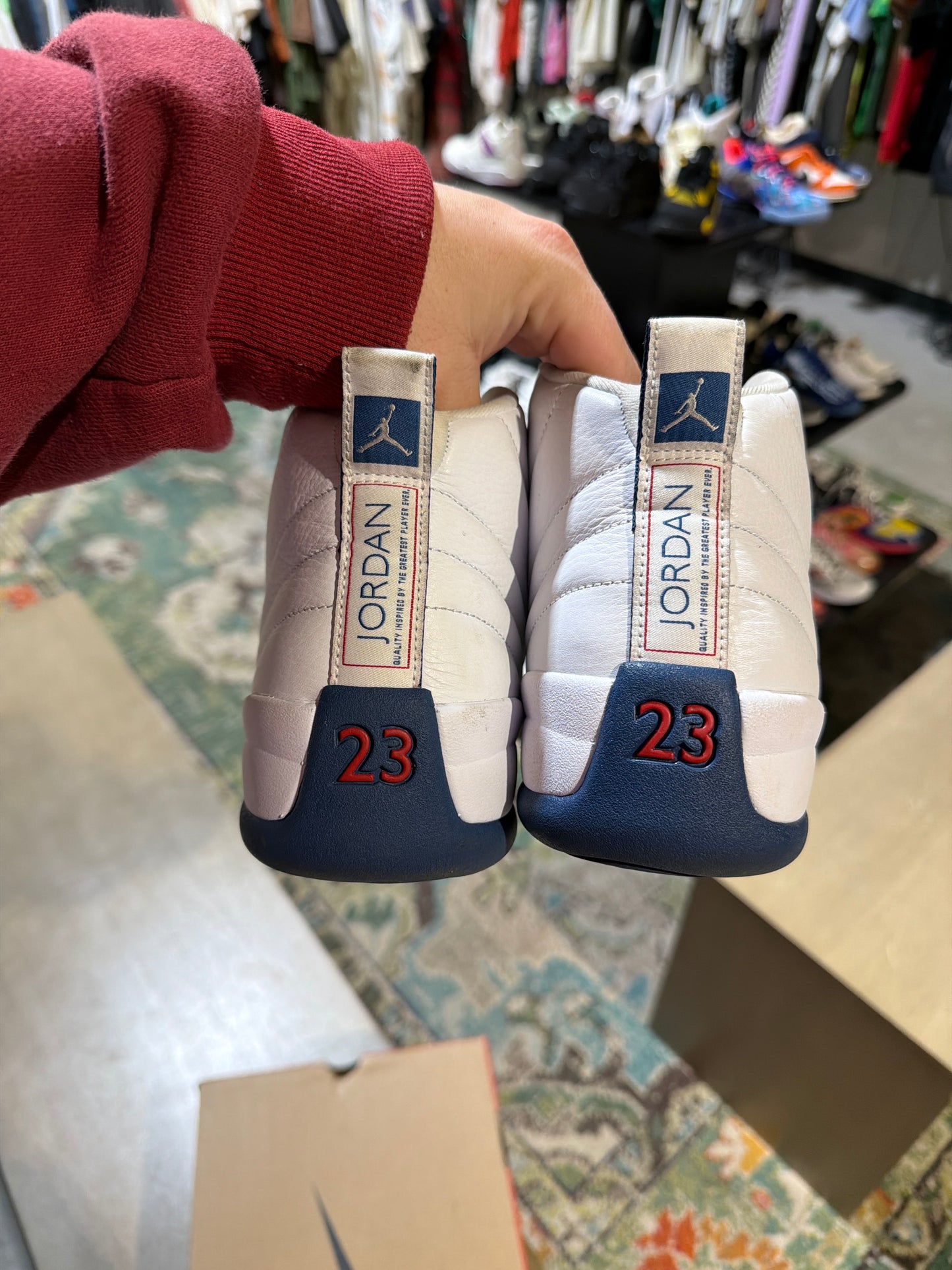 Jordan 12 French blue 2025 used sz 10