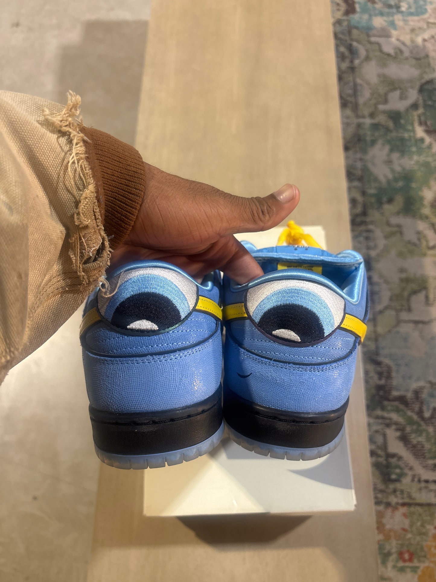 Nike SB Dunk Low The Powerpuff Girls Bubbles Used Sz 14