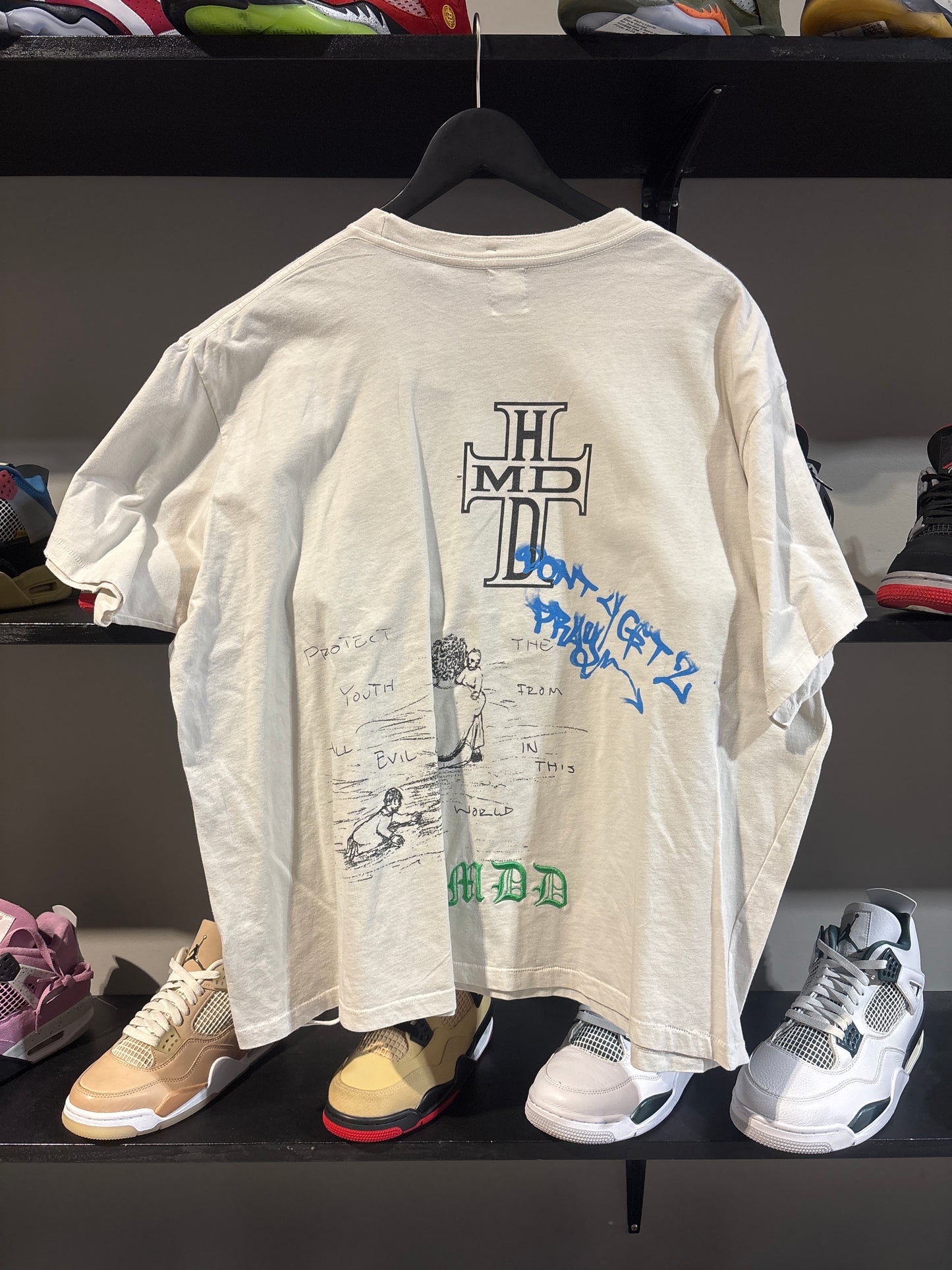 HMDD Chim Problem Tee White Sz M
