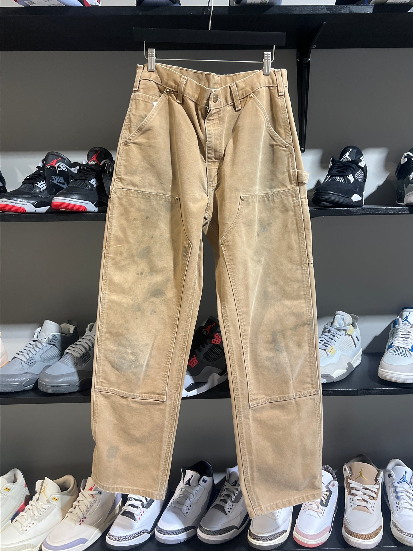 Vintage carhartt khaki double knees 5