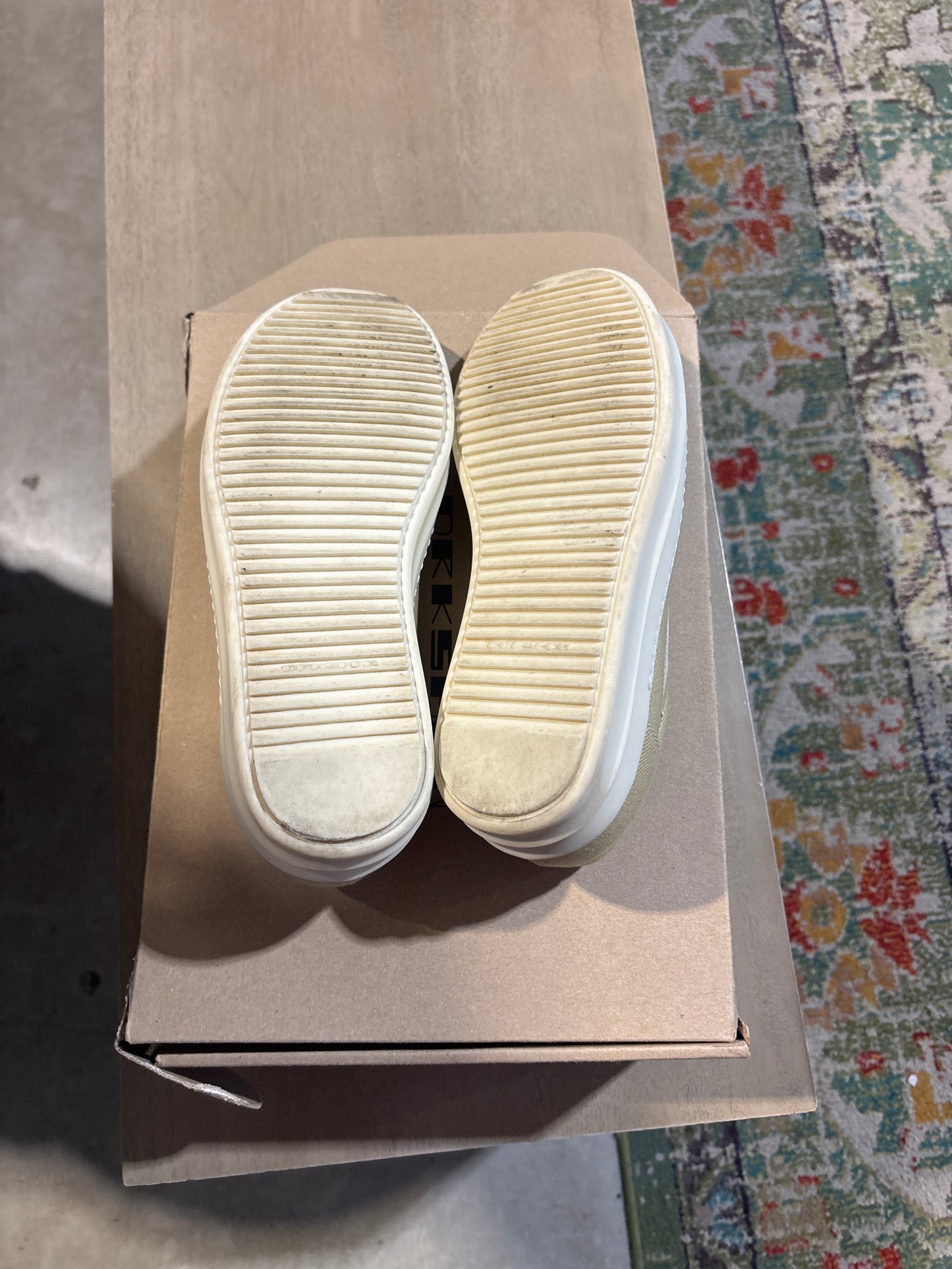 Yellow Rick Owens Vintage Sneaker Used Sz 7
