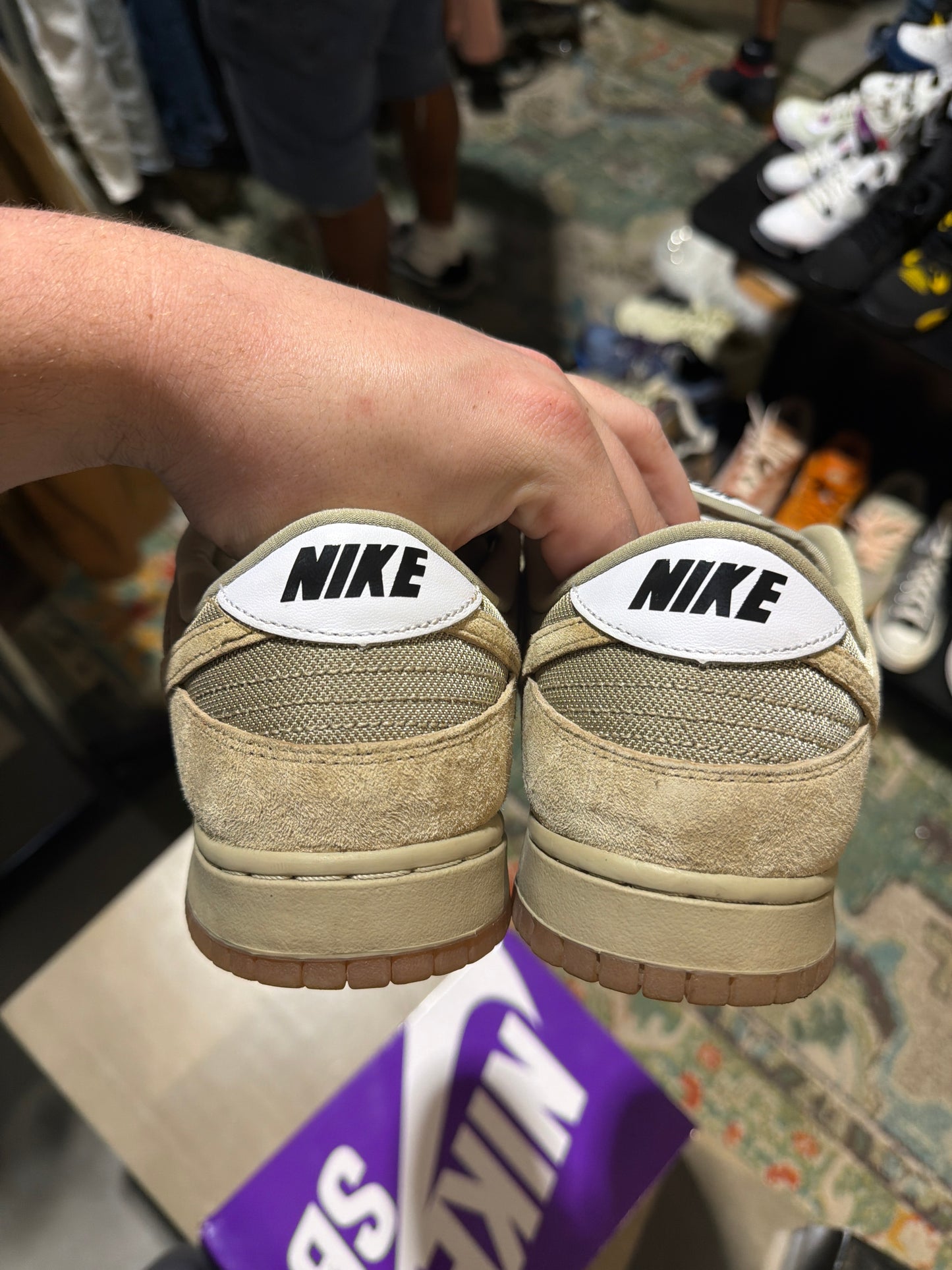nike SB Dunk Used sz 10.5 parachute beige