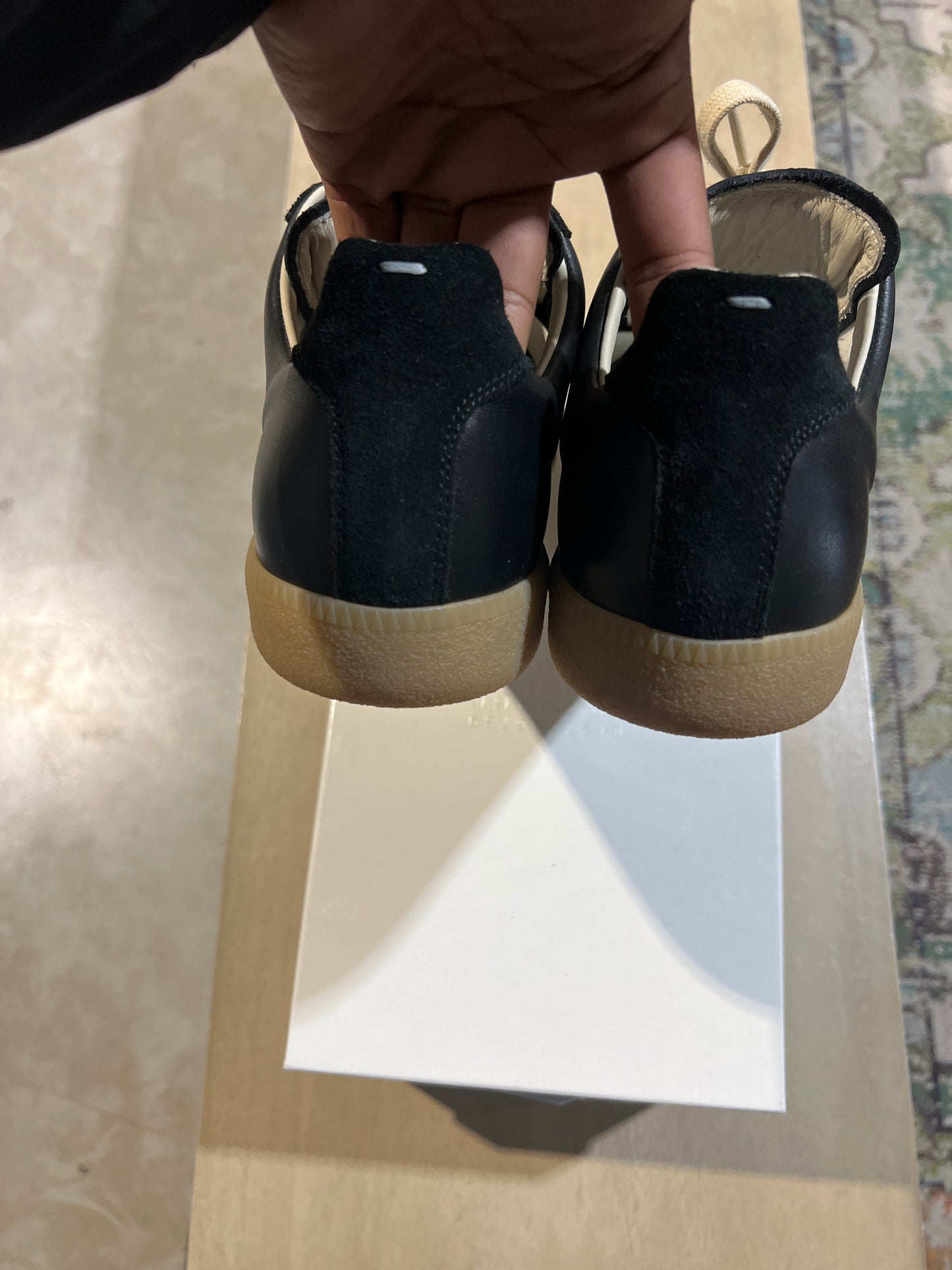 Maison Margiela Gat Black/Gum Used sz 12