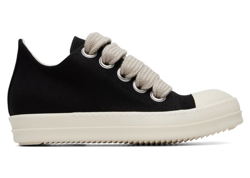 Rick Owens Black/White Jumbo Drkshdw Ramone Sneaker