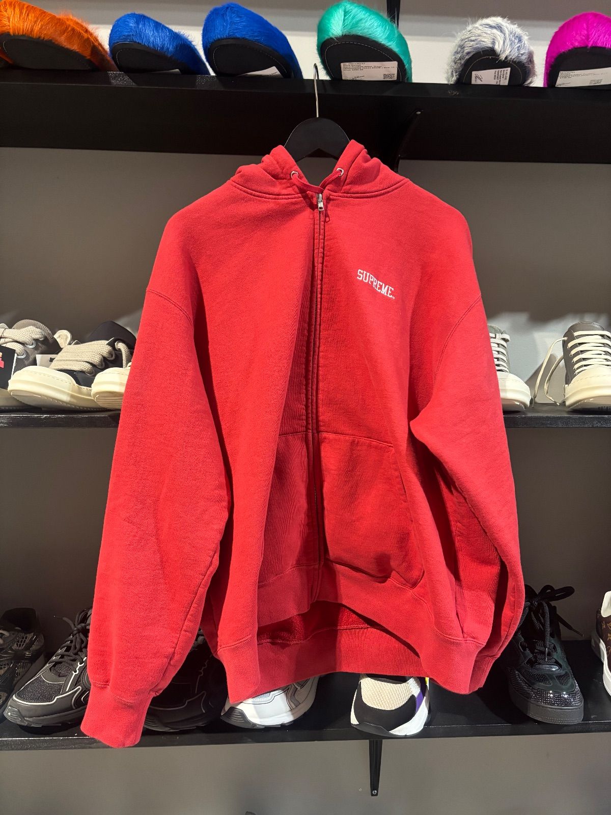 Supreme Red Forever Blessed Zipup Red