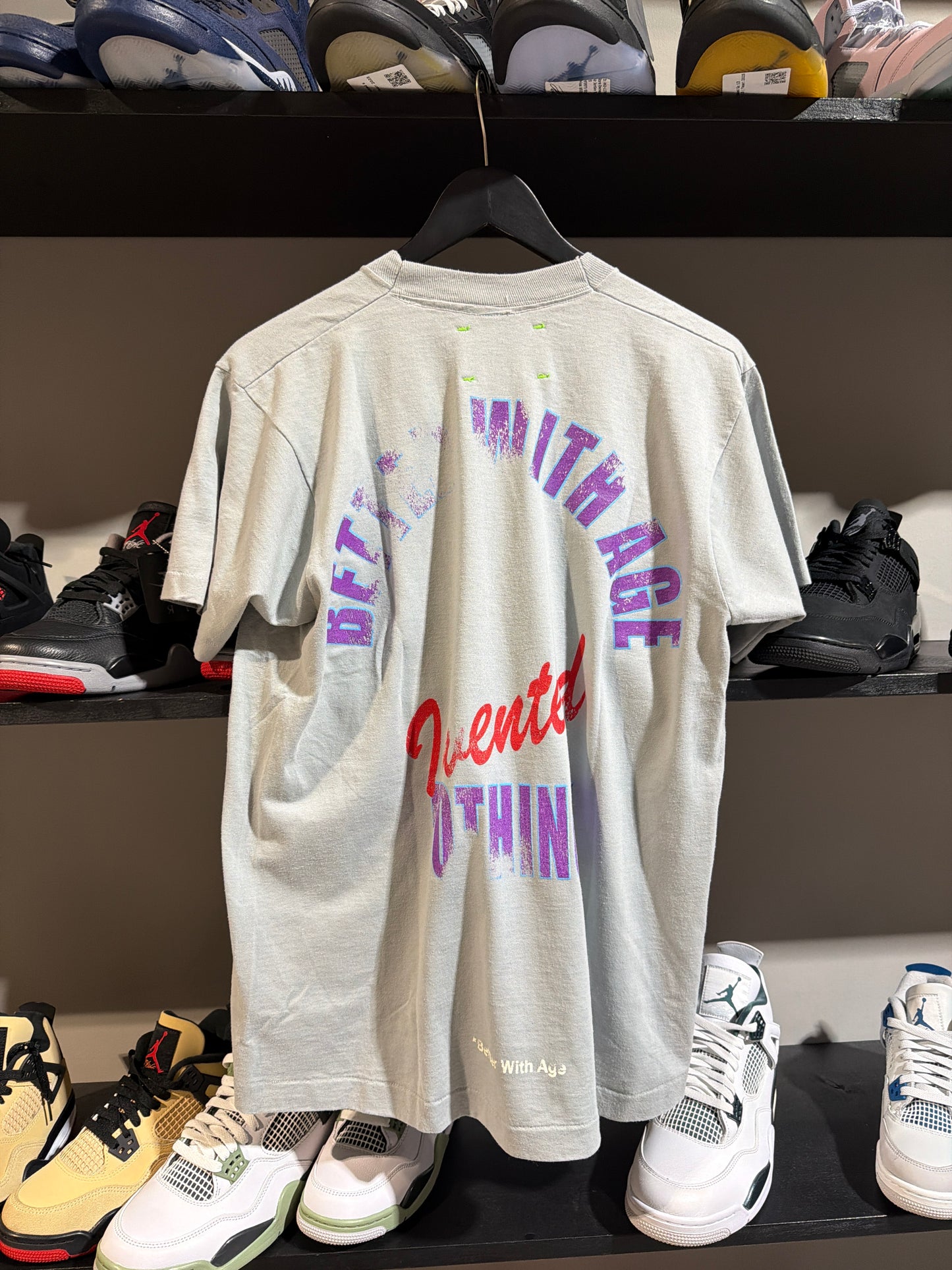 Grey better with age stands for nothing tee