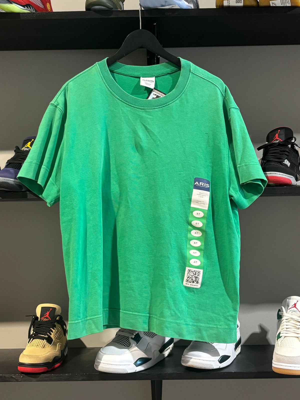 Aris Tatalovich Green Size Tag Tee - Pre-Owned