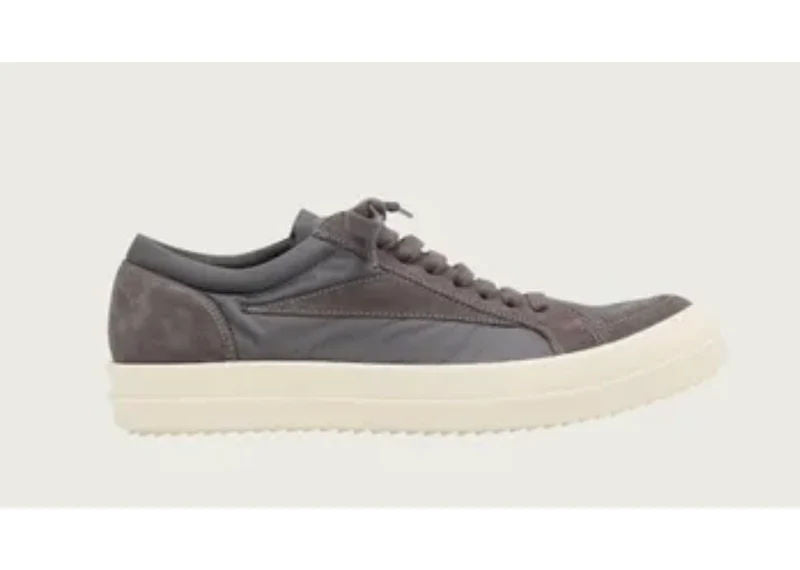 Rick Owens Vintage Sneaker Grey Satin/Suede