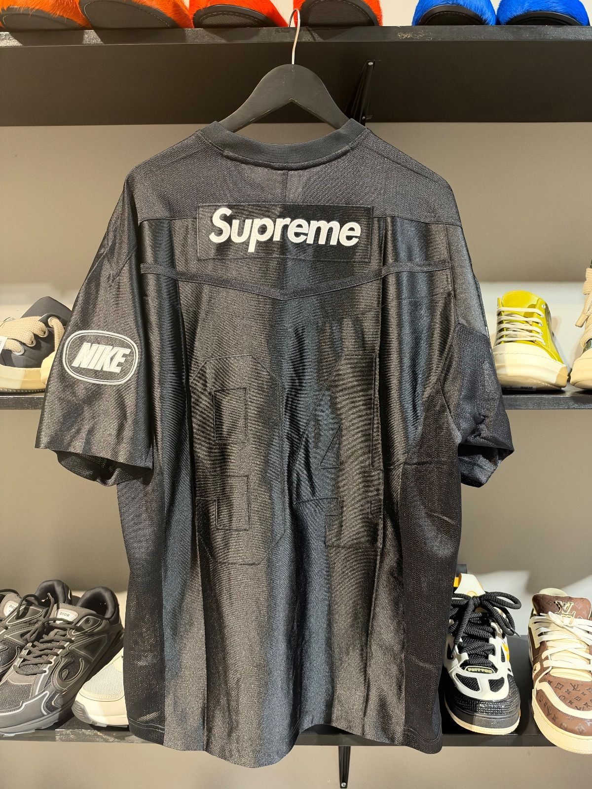 Supreme Nike Football Jersey Black
