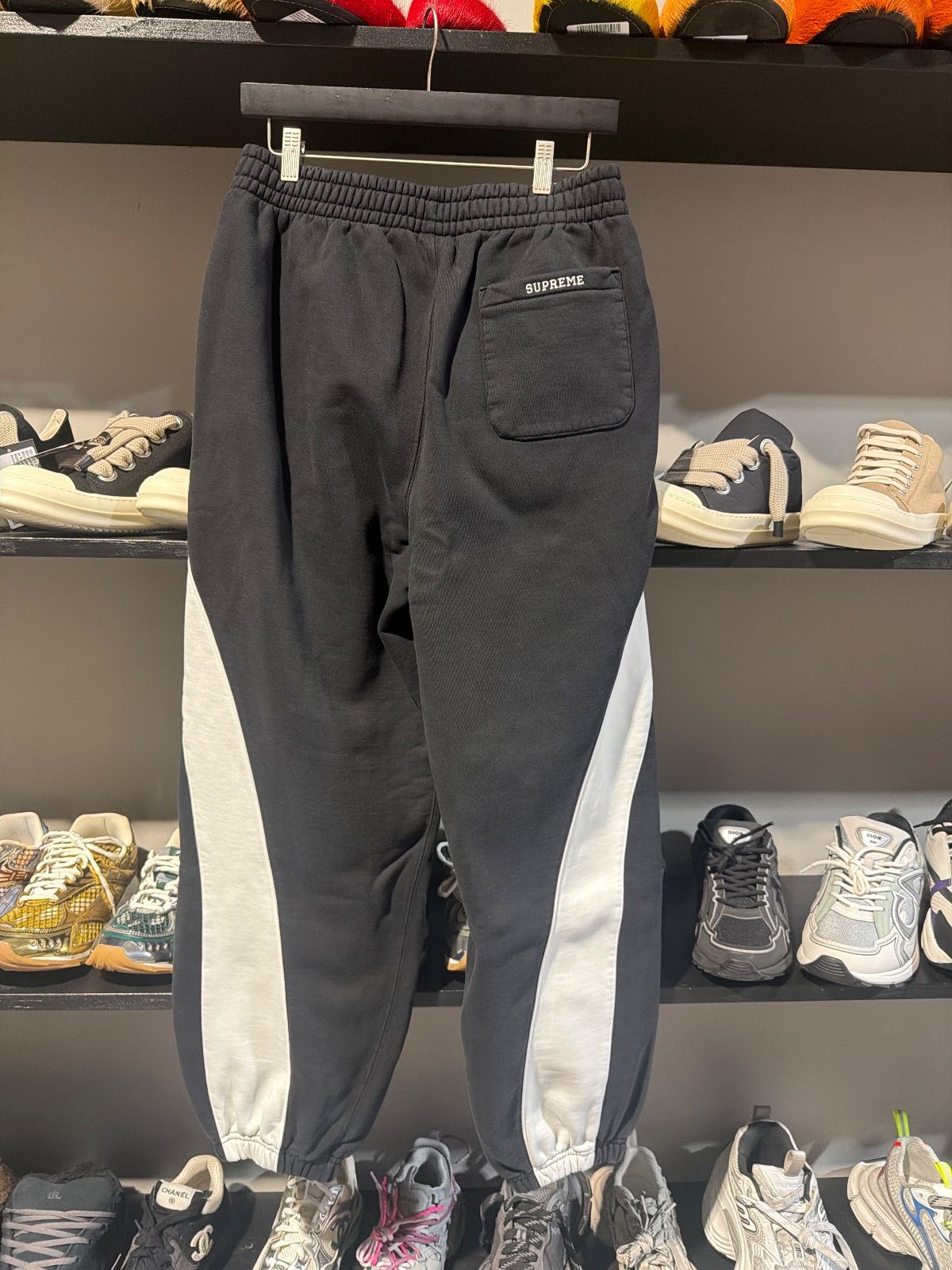 Supreme Nike Panled Black Sweatpants