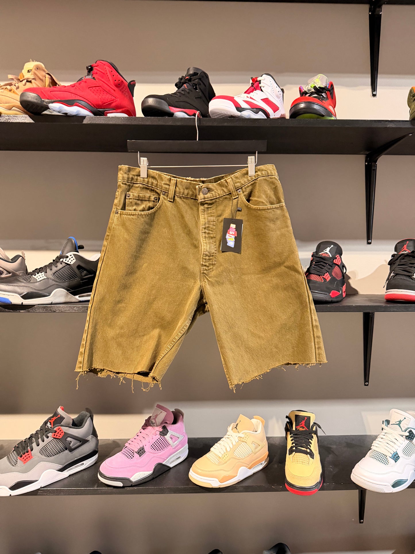 Levis Vintage Olive Shorts