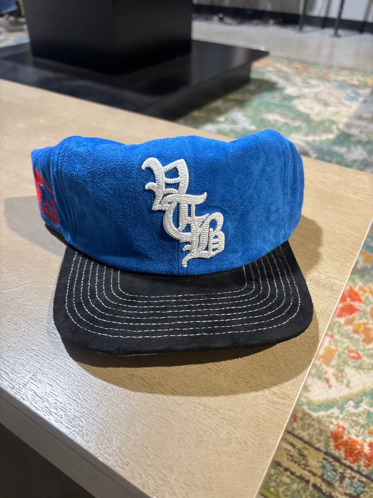 Blue/Black Vertebrae Snapback