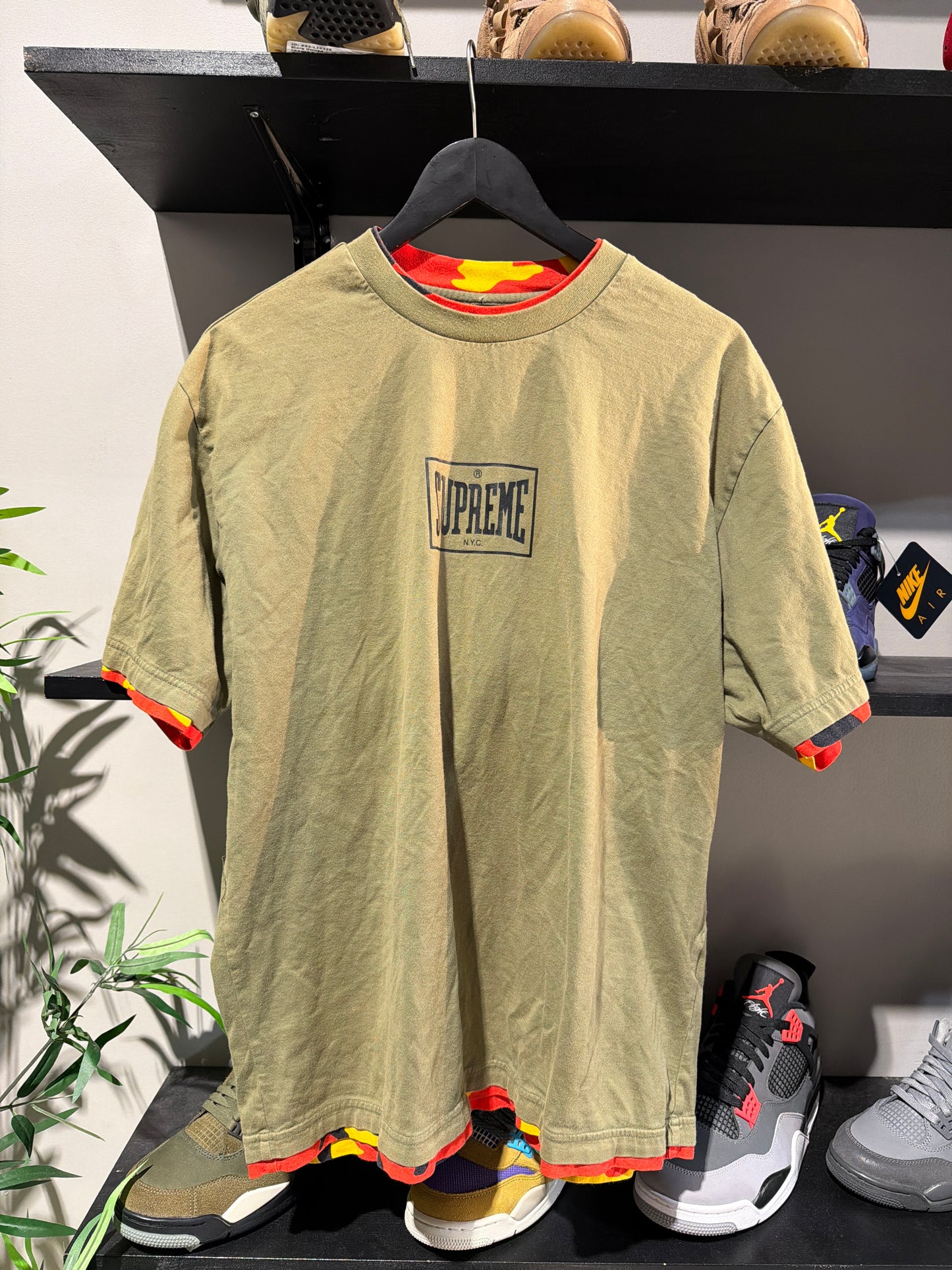 Supreme Everlast Olive/Camo Tee