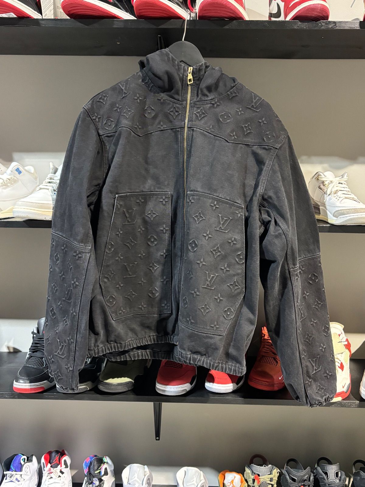 Louis Vuitton Monogram Black Denim Jacket