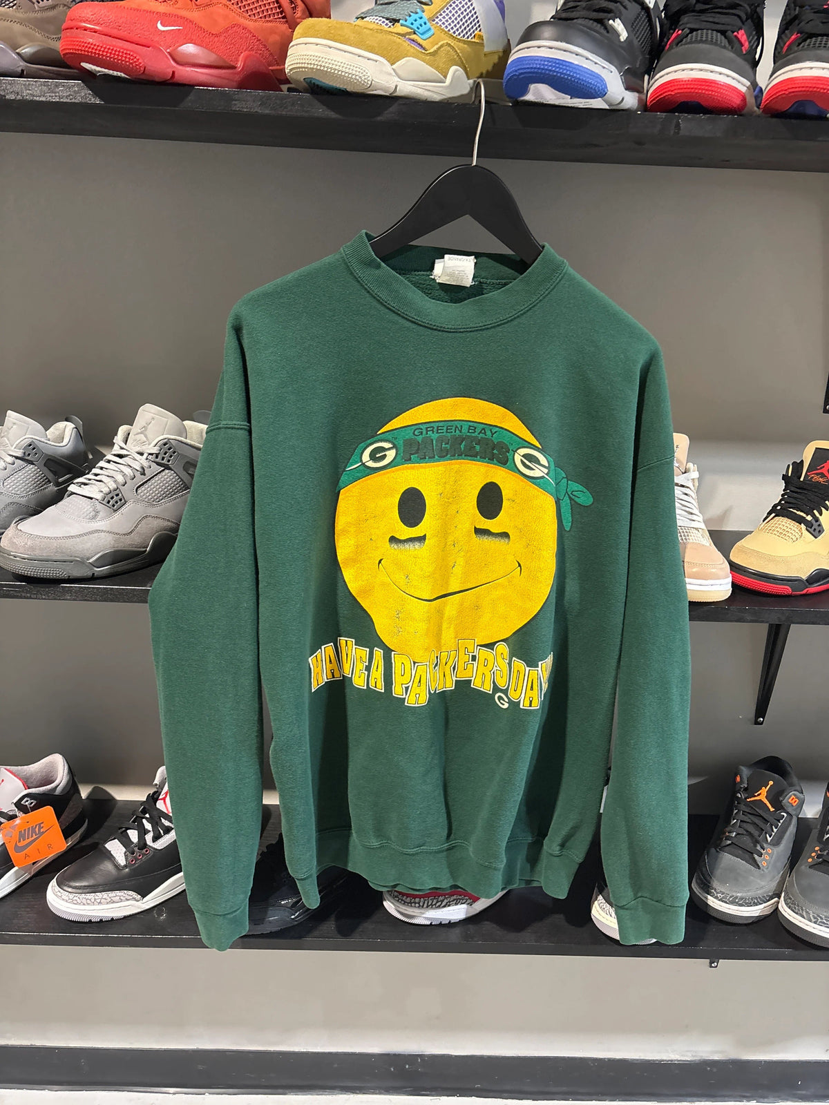 Vintage Greenbay Packers Sweatshirt - Pre-Owned