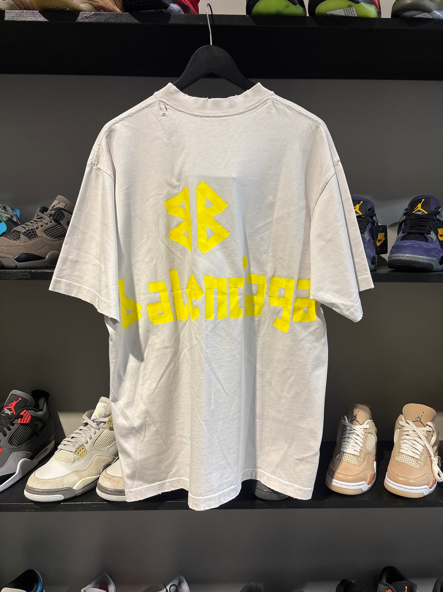 Balenciaga Tape White Tee