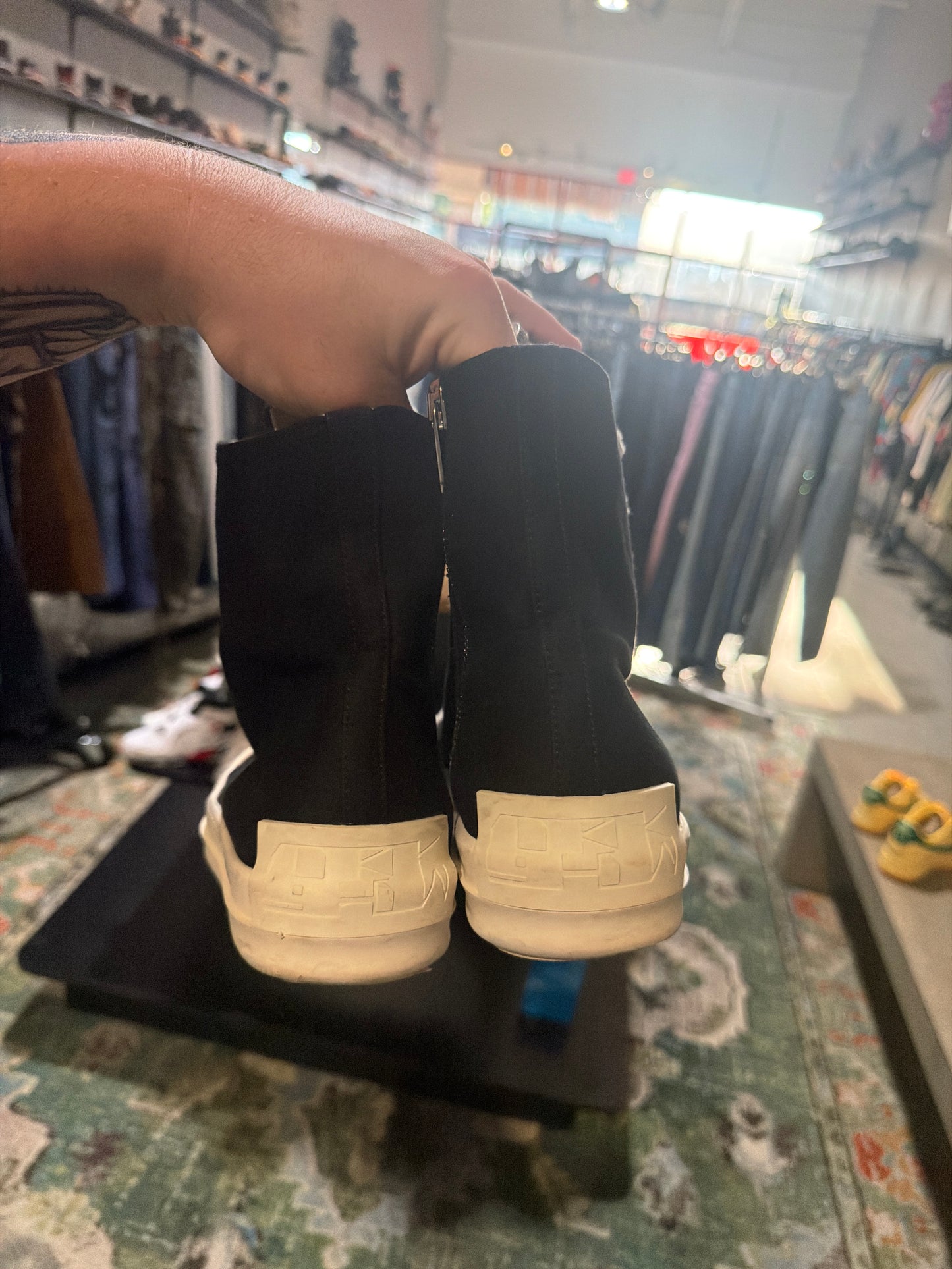 Rick Owens Drkshdw Ramones High Used Sz 10