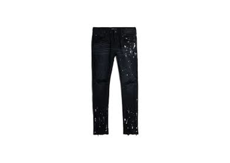 Purple Jean Black Resin Slit