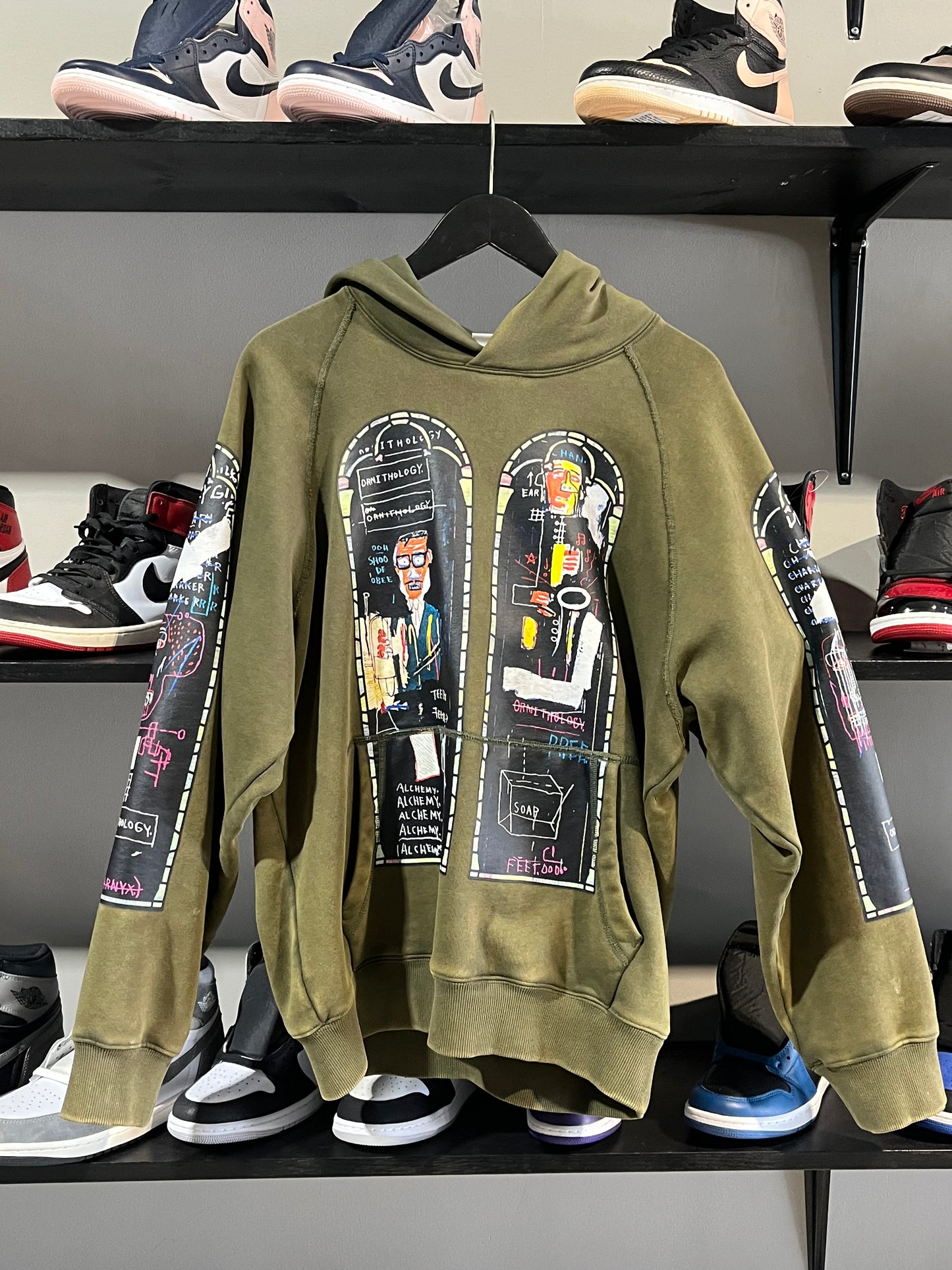 Who Decides War Olive Green Hoodie