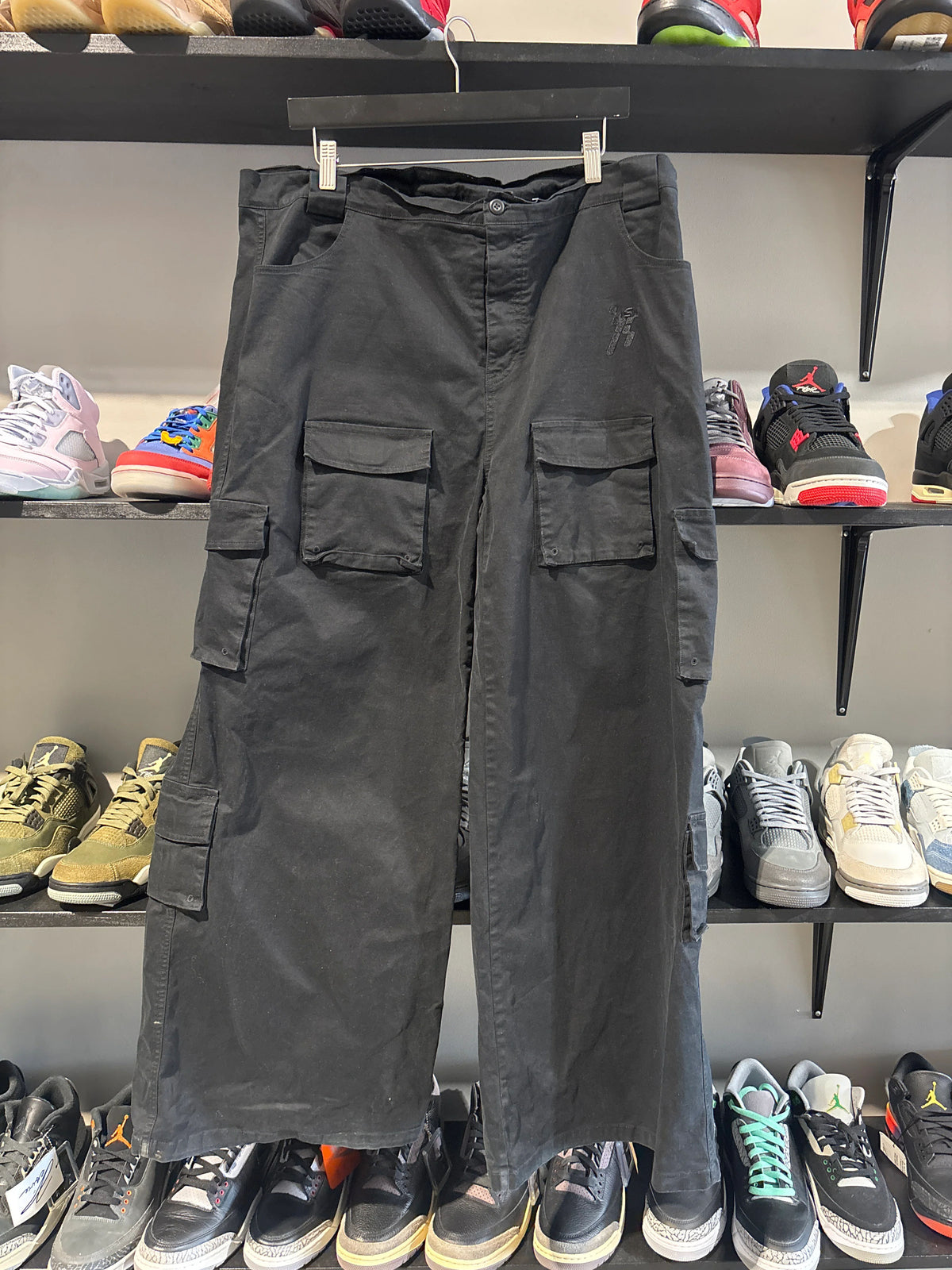 Skratch Oversized Cargo Pants Black - Pre-Owned