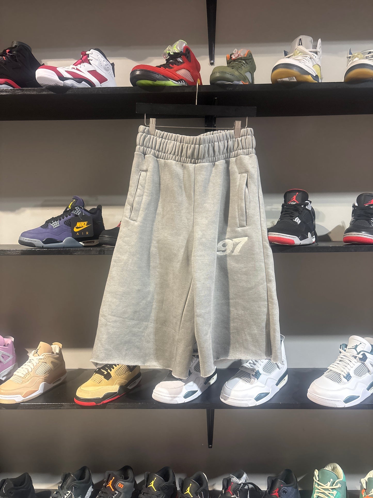 Dominion Grey 97 Cutoff Shorts