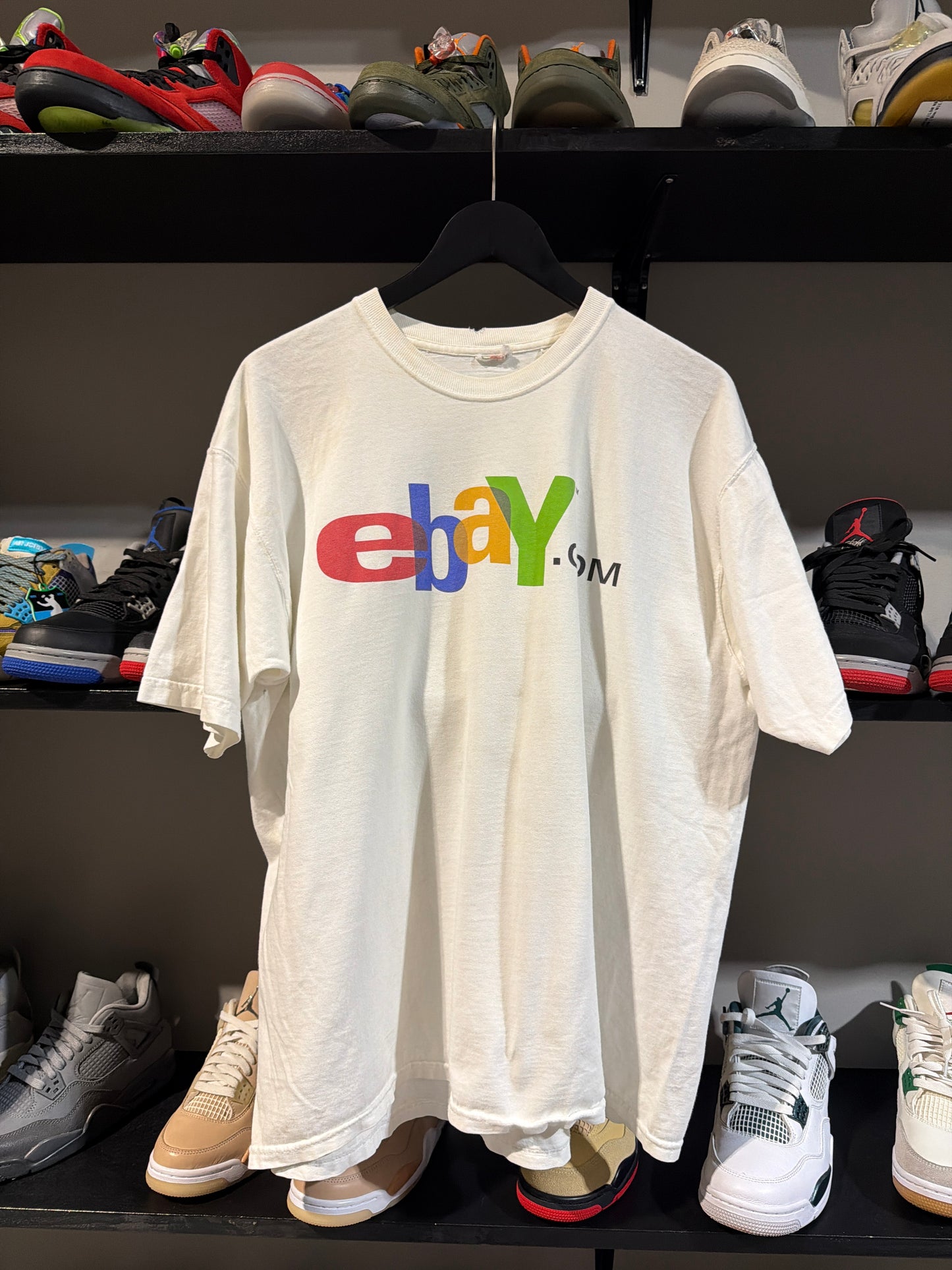 Vintage Ebay Tee White Sz Large