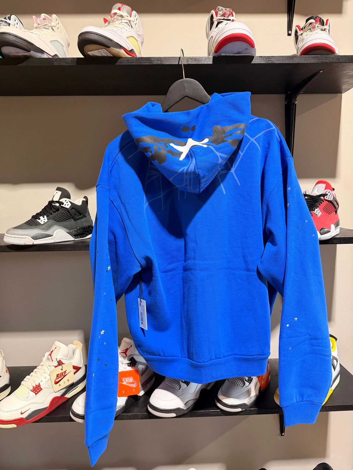 Sp5der Heavy Web Full Blue Zip Up