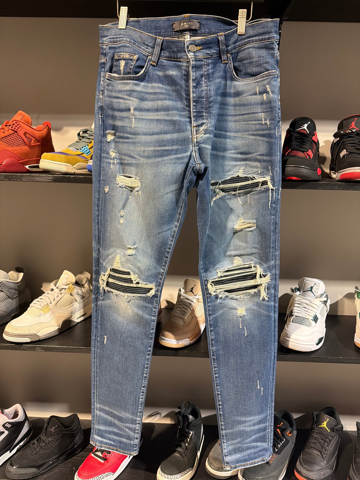 AMIRI MX1 JEANS INDIGO/ASH BLACK 2
