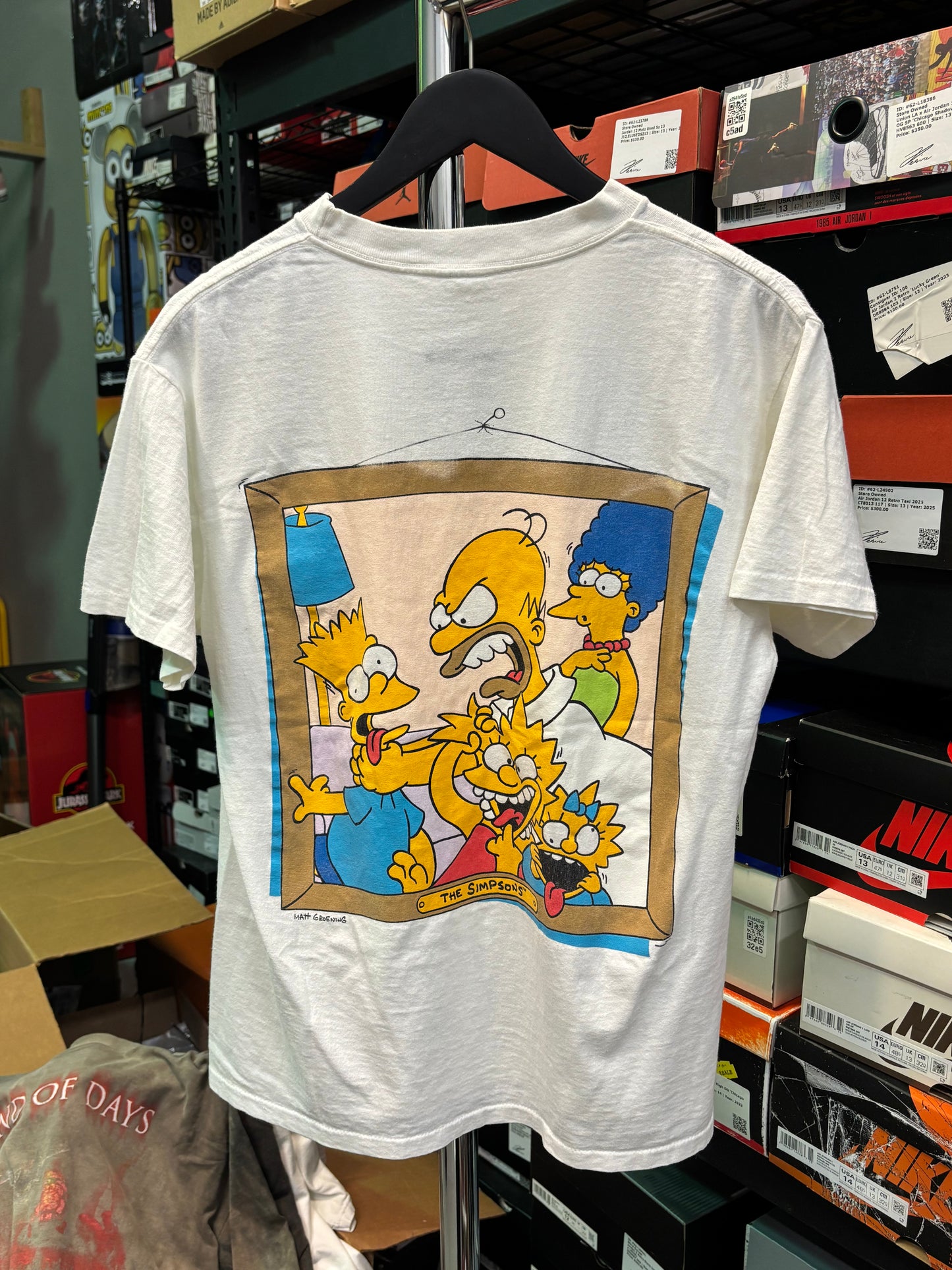 Vintage Simpsons Say Cheese Tee SzL