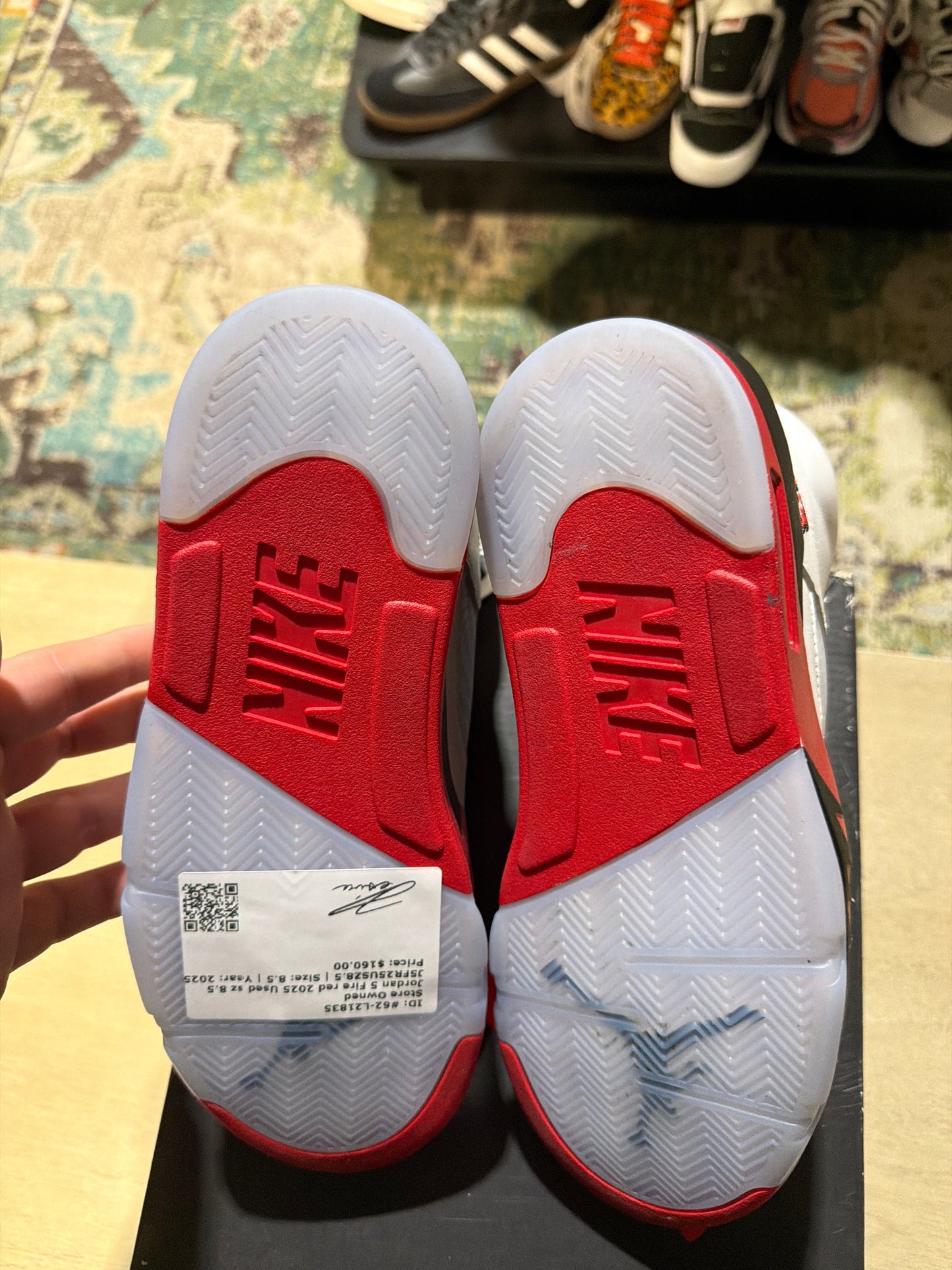 Jordan 5 Fire red 2025 Used sz 8.5