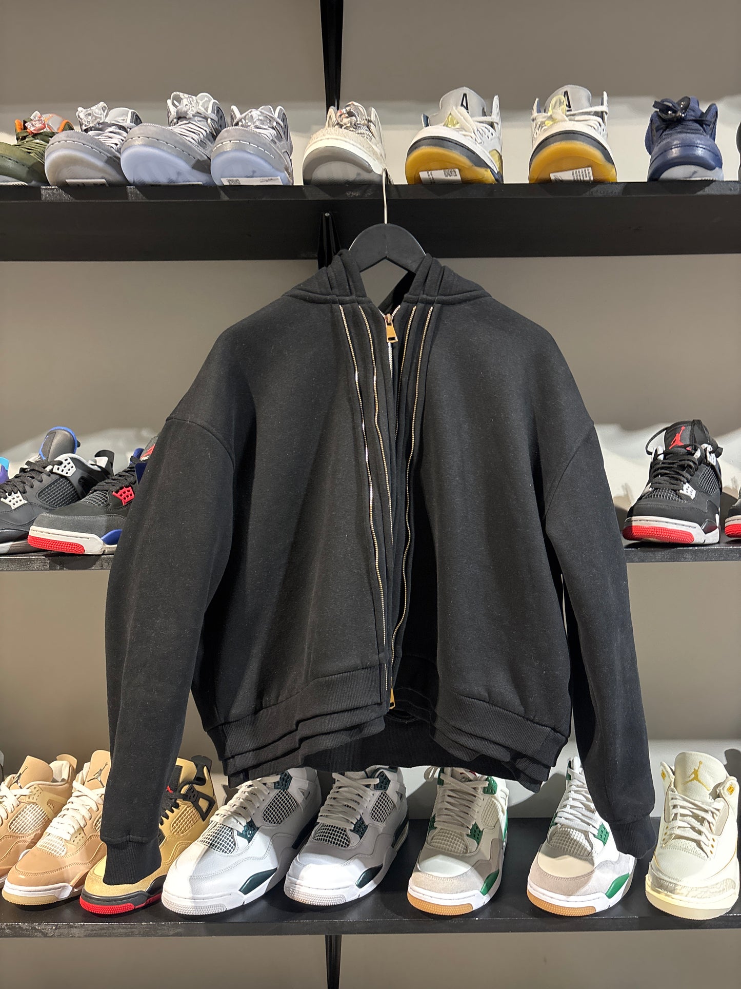 Gv Gallery Multi Zipup Hoodie Black Sz S