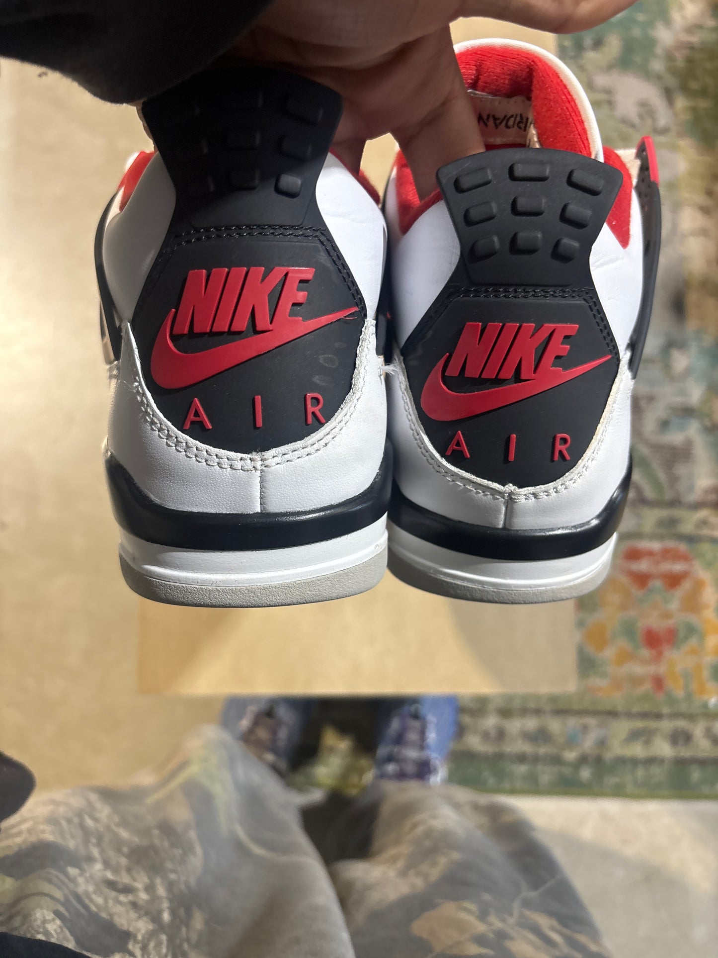 Jordan 4 Fire Red Used Sz 8 NB