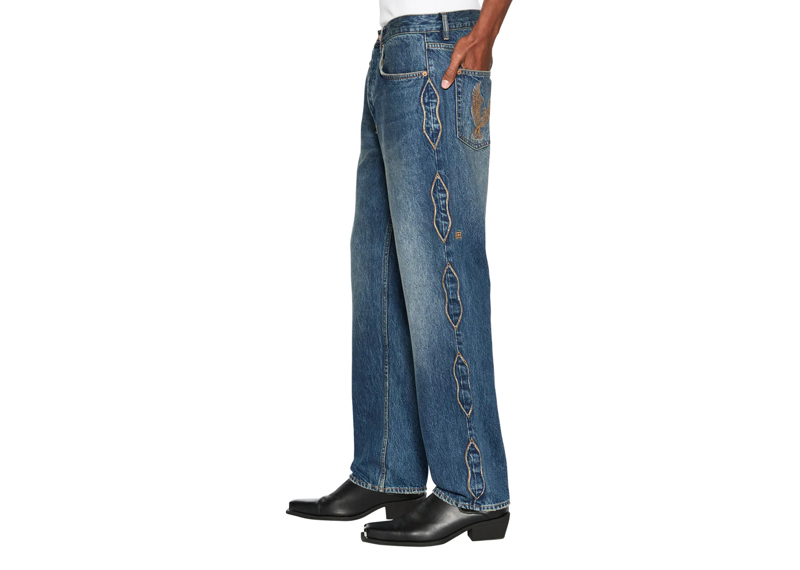 ksubi antique dark Inidgo jeans