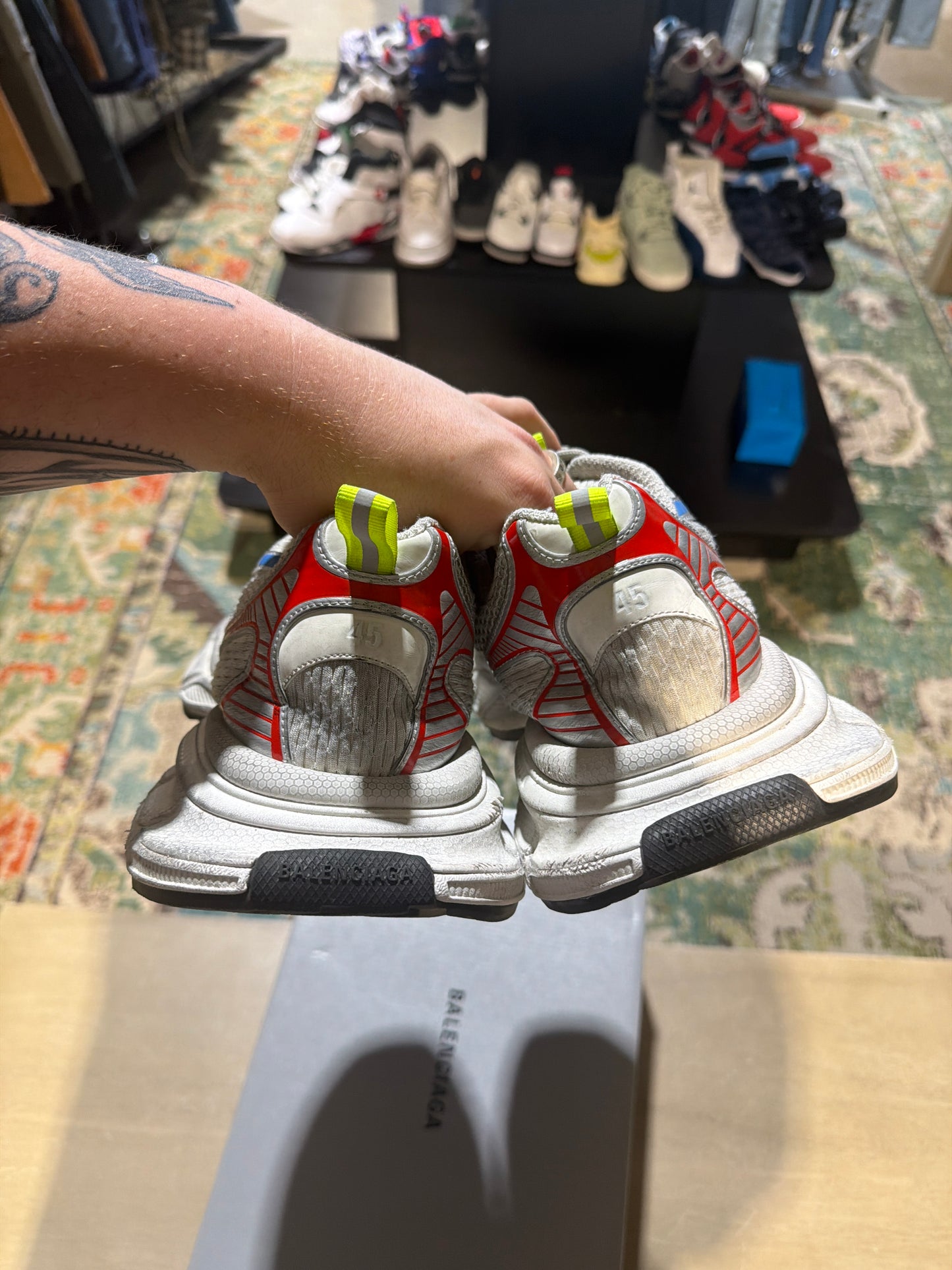 Balenciaga 3xl Multi Color Used Sz 12