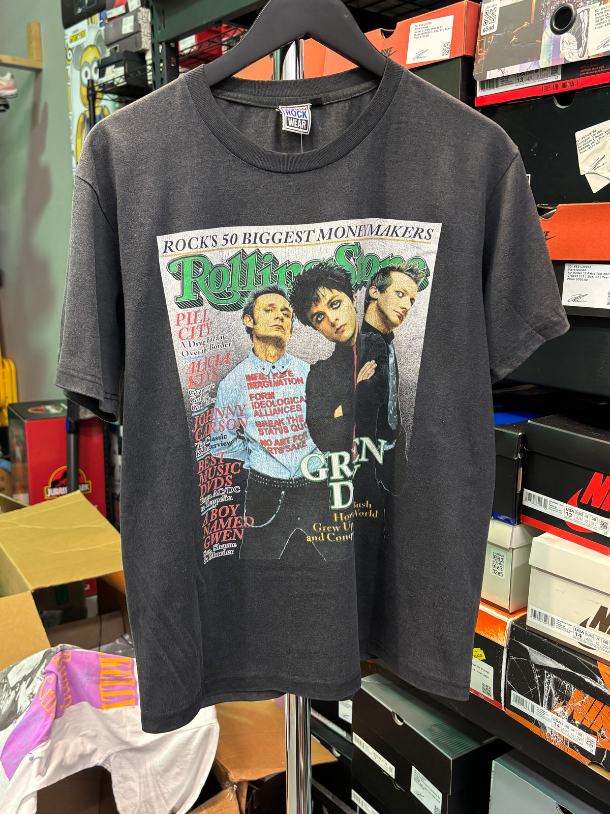 Vintage Green Day Magazine Tee Sz L