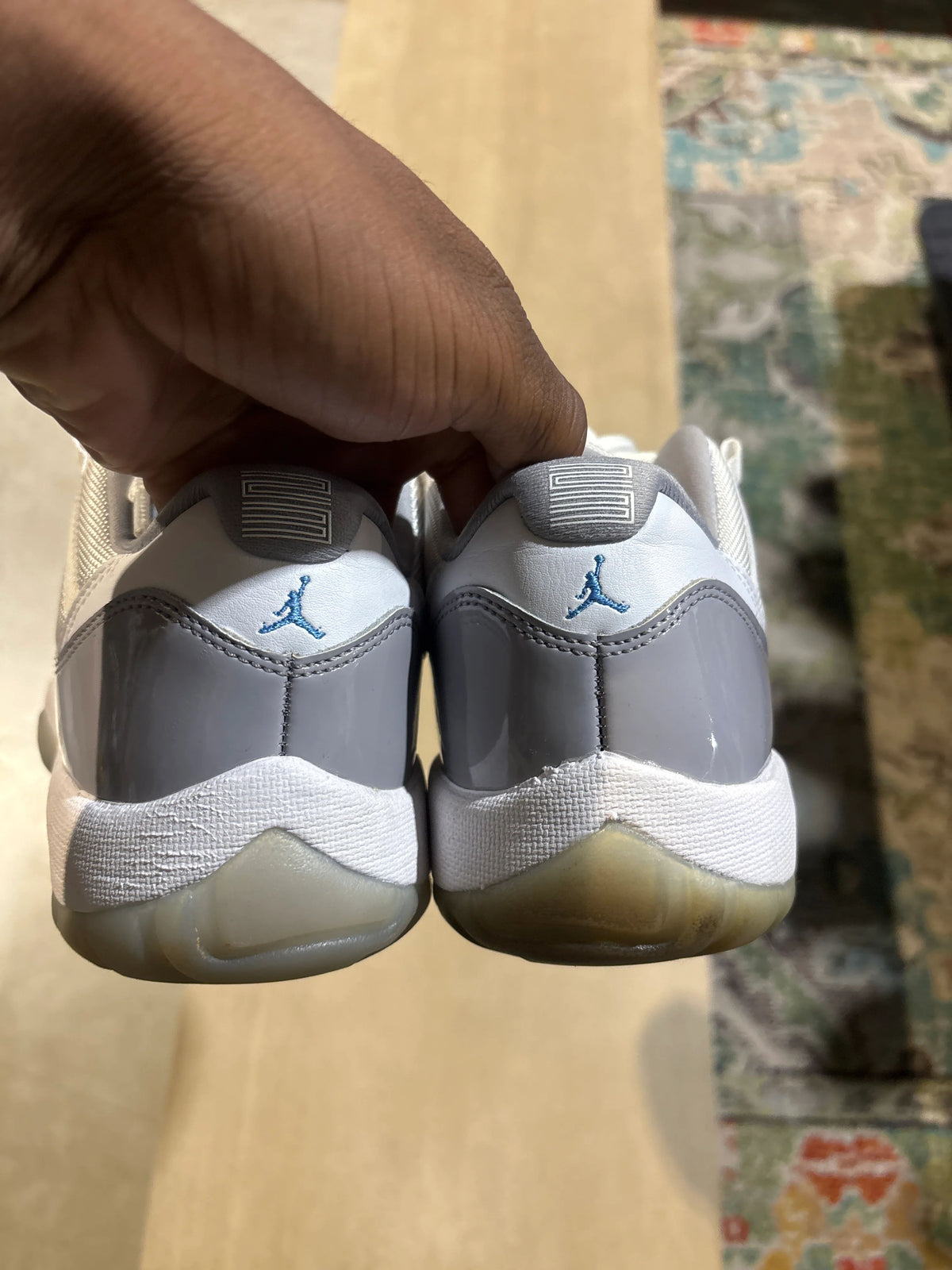 Jordan 11 Retro Low Cement Grey - Pre-Owned