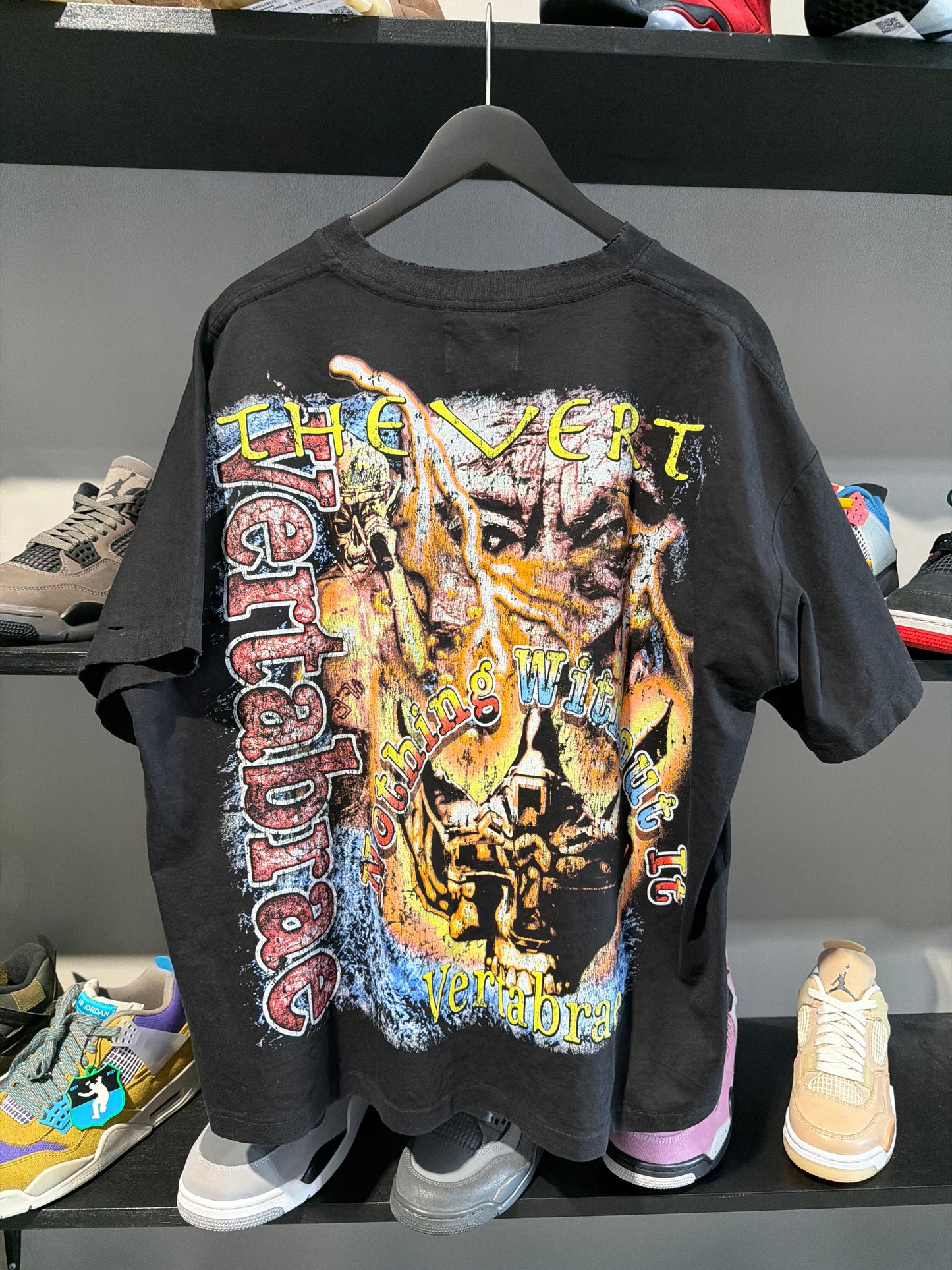 Vertabrae Rap Tee Black Sz Xl
