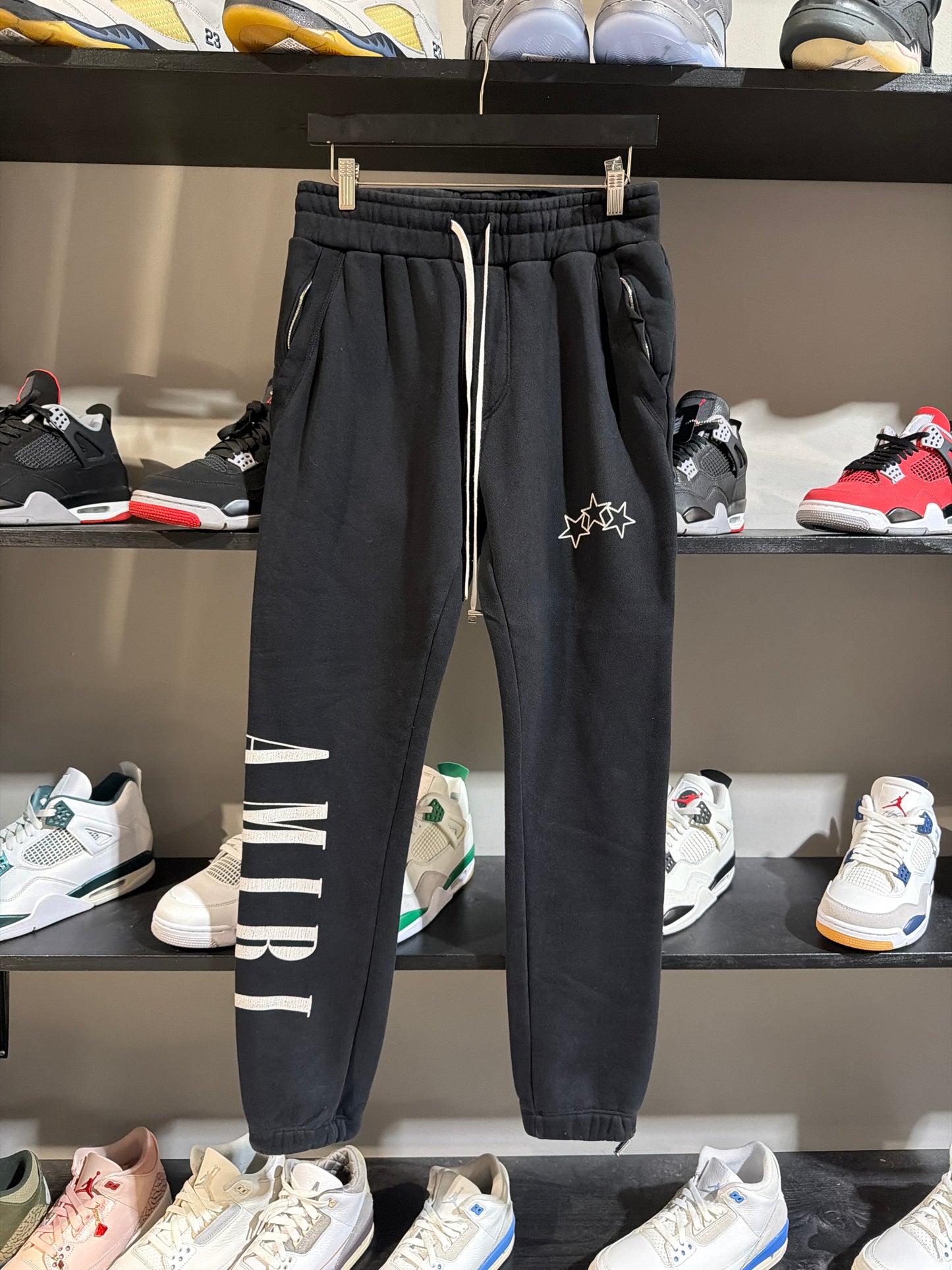 Amiri Black And White Sweatpants Sz S