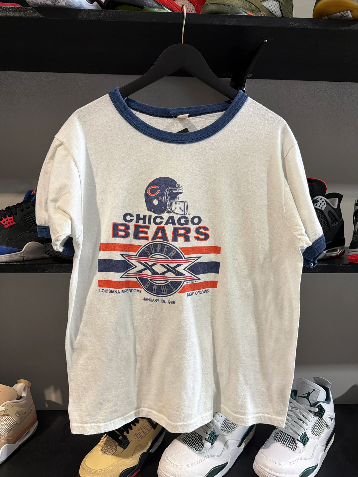 Vintage Chicago Bears 86' Ringer Tee - Pre-Owned