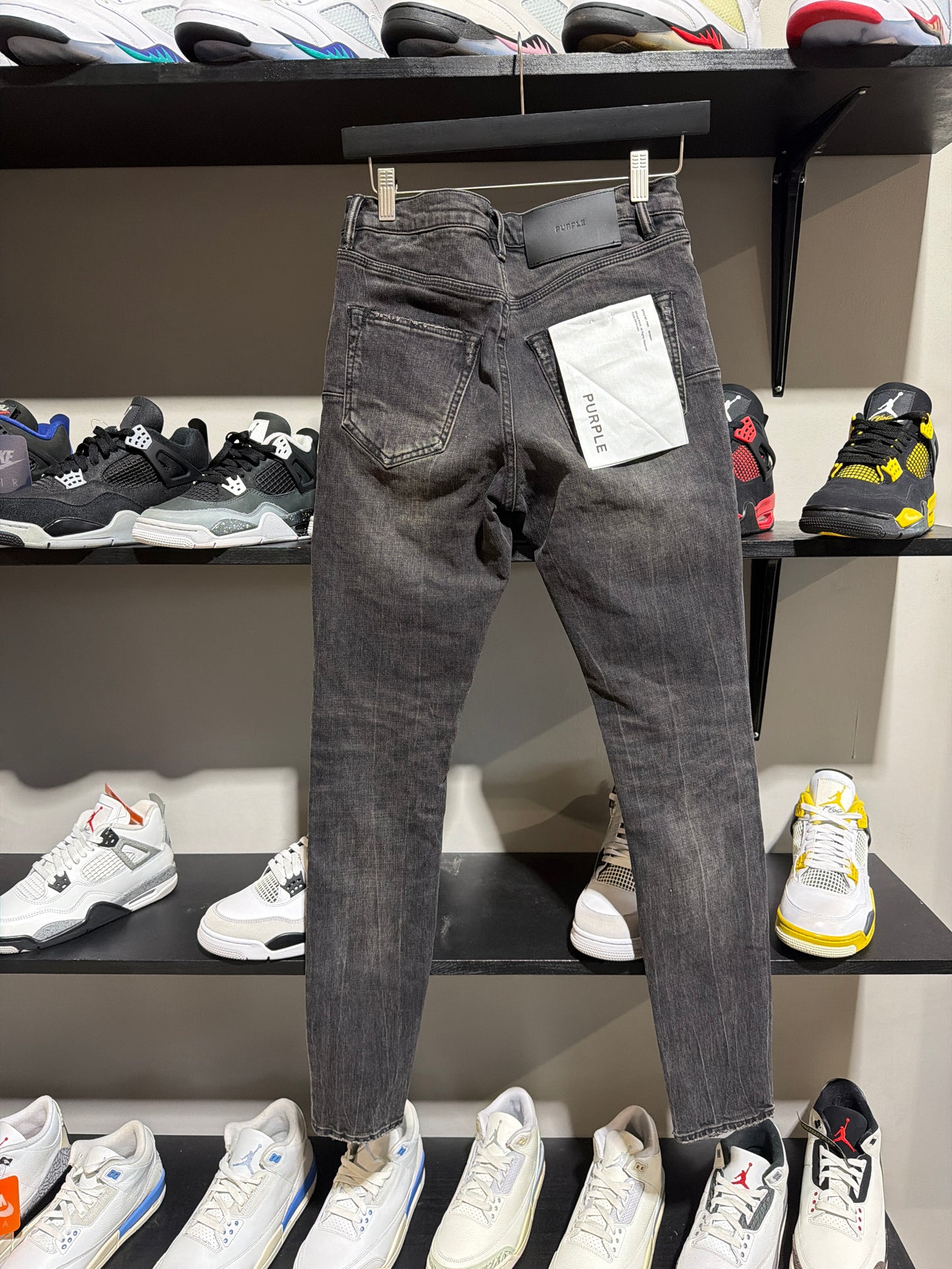 Purple p001 Black Reg Jeans